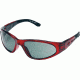 Body Specs BSG-2 Sunglasses, Red Crystal Frame, Smoke/Clear/Lt. Rust Lens, BSG-2 RED CRYSTAL FRAME.13