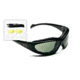 Body Specs BSG-3 Single Vision Prescription Sunglasses, Black Matte Frame, BSG-3 BLACK FRAME.13SV