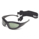 Body Specs BSG-3 Single Vision Prescription Sunglasses, Black Shiny Frame, BSG-3 BLACK SHINY FRAME.13SV