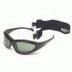 Body Specs BSG-3 Sunglasses, Black Shiny Frame, Smoke/Clear/Lt. Rust Lens, BSG-3 BLACK SHINY FRAME.13