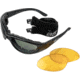 Body Specs BSG Sunglasses, Black Frame, Polarized/Clear/Yellow Lens, Polarized, BSG-BLACK FRAME.16