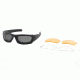 Body Specs Z-002 Single Vision Prescription Sunglasses, Black Frame, Z-002 BLACK FRAME.13SV