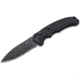Boker 01BO796 Intention II 3.35 Folding Dagger Plain D2 Steel Blade Black G10