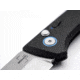Boker 01Bo920 Frnd 3.35 Drop Point Plain Stonewashed D2 Steel Blade 4.52 Black Grivory Handle