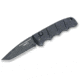 Boker 01Kals101 Kalashnikov 3.35 Tanto Plain Black D2 Steel Blade Aluminum Handle