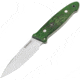 Boker Cub Fixed Blade Green Birch Knife, 3.75 satin finish Bohler N690 stainless blade, Green curly Birch handle, 128661
