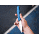 Boker Magnum Deep Blue Folding Knife, 4.5in, Satin 440A Stainless Steel, Drop Point Blade, Blue Canvas Micarta Handle, 01SC714