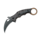Fox 599Tic 5 Folding Knife, 2.55in, N690, ELMAX, Black, FX-599 TIC
