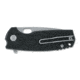 Fox 604 Vox Core Folding Knife, 3.1in, N690, FRN, Uncoated, Black, FX-604