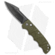 Boker Kalashnikov Automatic Folding Knife, 3.25in, D2, Dagger Blade, Aluminum OD Green Handle, Black/OD Green, 7.625in, BHQ-103271