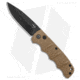 Boker Kalashnikov Automatic Folding Knife, 3.25in, D2, Drop Point Blade, Aluminum Brown Handle, Black/Brown, 7.50in, BHQ-144762
