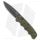 Boker Kalashnikov Automatic Folding Knife, 3.25in, D2, Drop Point Blade, Aluminum OD Green Handle, Black/OD Green, 7.50in, BHQ-144761