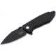 Boker Plus Bend A/O Folding Knife, 3.5in Closed, 2.63in Black D2 tool Steel Blade, Black GFN Handle, 01BO799