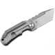 Boker Plus Davlin Tanto Folding Knife by Midgards Messer, 3.75in Closed, 2.88in Stonewash D2 Tool Steel Tanto Blade, Black Sculpted G10 Handle w/ Stainless Back Handle, Nylon Case, 01BO549
