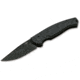 Boker Plus Karakurt Automatic Folding Knife, 3.07in, 154CM, Black Blade, Aluminum Black Handle, 01BO365