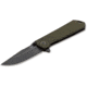 Boker Plus Kihon Assisted Opening Folding Knife, 3.34in, D2, Harpoon Blade, G10 OD Green Handle, 01BO164