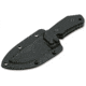 Boker Plus Little Dvalin Fixed Blade Knife, 3.15in, D2, G10 Black Handle, 02BO033