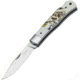 Boker Plus Lockback Frazetta Folding Knife, 3.75in Satin 440C SS Clip Point Blade, Aluminum Handle, SS Bolster, Frank FrazettaS Ghoul Queen Handle Artwork, 01BO653