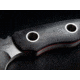 Boker Plus PryMini Pro Fixed Blade Knife, 2.36in, D2, G10 Black Handle, 02BO017