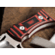 Boker Plus URD XL Fixed Blade Knife, 6in Overall, 3in Satin D2 Tool Steel Blade, Black/Red G10 Handle, Black Kydex Sheath, 02BO092