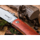 Boker Slack Vg-10 Cocobolo Fixed Blade Knife, 3.2in, VG-10, Slipjoint, Uncoated, Brown, 01BO069