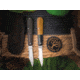 Boker Solingen Barlow Integral Jute Foling Knife, 2.52in, N690, Micarta Brown Handle, 110943