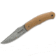 Boker Solingen Boxer Fixed Blade Knife, 3.31in, N690, Micarta Brown Handle, 120503