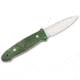 Boker Solingen Cub Fixed Blade Knife, 3.78in, N690, Curly Birch Wood Green Handle, 128661