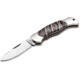 Boker Solingen Junior Scout Mammuth Folding Knife, 2.72in, N690, Mammoth Tooth, Nickel Silver Brown Handle, 111990