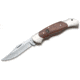Boker Solingen Optima Palisander Folding Knife, 3.54in, 440C, Nickel Silver, Rosewood Brown Handle, 113002