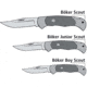 Boker Solingen Scout Solingen Folding Knife, 2.83in, C75, Brass, Chestnut Wood Blue Handle, 112099