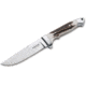 Boker Solingen Vollintegral XL 2.0 Fixed Blade Knife, 5.79in, 440C, Stag Brown Handle, 125638