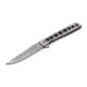 Boker Urban Trapper Damascus Folding Knife, 3.4in, Damascus, Titanium, Uncoated, Grey, 01BO739DAM