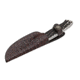Arbolito Dano 4In Fixed Blade Knife,Stag w/Argentinean Leather Sheath