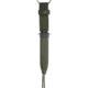 Boker USA M3 1943 Trench Fixed Blade Knife, 11 3/4in Fixed Blade Knife, 11.75in Overall, 6.63in Black SS Blade, Stacked Leather Handle, SS Guard And Pommel, OD Green Belt Sheath, 02BO1943