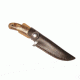 Boker Magnum Elk FB Fixed Blade Knife w/ Sheath, 4.33 in, 440A Stainless Steel, Drop Point Blade, Burl Wood Handle, 02GL683