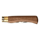 Boker USA Old Bear XL Folding Knife,4in,AISI 420 Steel,Standard Edge,Satin,Walnut Handle, 01OB005