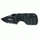 Boker USA Plus Subcom Folding Carry Knife, Black Blade, Black Handle 01BO586