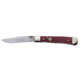 Boker USA Smooth Red Bone Trapper Liner Knife, Brown, Small, 114711