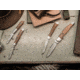 Boker USA Trapper Plum Wood C75 Knife, Brown, Small, 112585