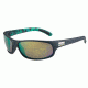 Bolle Anaconda Progressive Prescription Sunglasses, Matte Blue/Green Frame, 12081PR