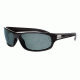 Bolle Anaconda Sunglasses, Shiny Black Frame, TNS Lens, Polarized, 10338, EDEMO1