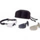 Bolle Combat Kit of Shooting Glasses, Matte Black Frame, COMBKITN