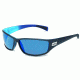 Bolle Python Single Vision Prescription Sunglasses - Matte Black/Blue Frame 11693RX