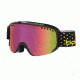 Bolle Scarlett Ski/Snowboard Goggles,Shiny Black Dots Frame,Rose Gold Lens 21322