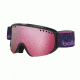 Bolle Scarlett Ski/Snowboard Goggles,Shiny Black Purple Wood Frame,Vermillon Gun Lens 21330