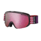Bolle Scarlett Ski/Snowboard Goggles,Shiny Pink Plaid Frame,Vermillon Gun Lens 21329