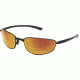 Bolle Sunglasses, Del Mar Satin Black Frame Polarized TNS Fire Lens 11562
