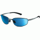 Bolle Sunglasses, Del Mar Satin Silver Frame Polarized GB-10 Lens 11563