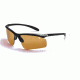 Bolle Warrant Interchangeable Lens Sunglasses, Frames and Lenses Bolle Warrant Sunglasses - Shiny Black Frame, EagleVision 2 Dark Lens 10900